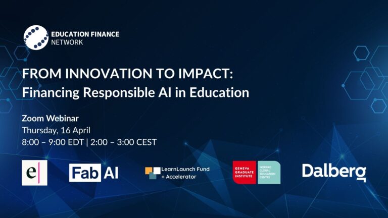 From Innovation to Impact: Financing Responsible AI in Education